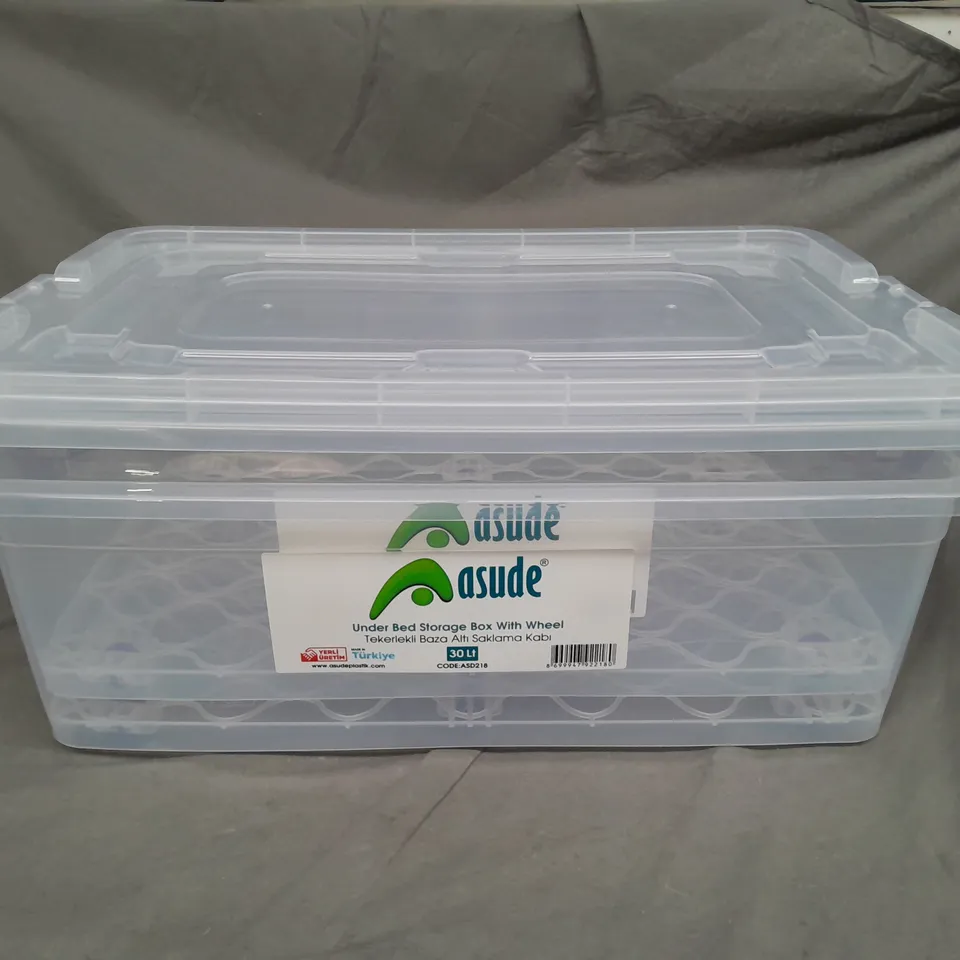 SET OF 2 UNDER BED STORAGE BOXES