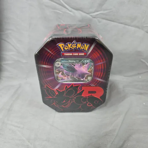 sealed POKÉMON TRADING CARD GAME TEAM ROCKET NIDOKING TIN