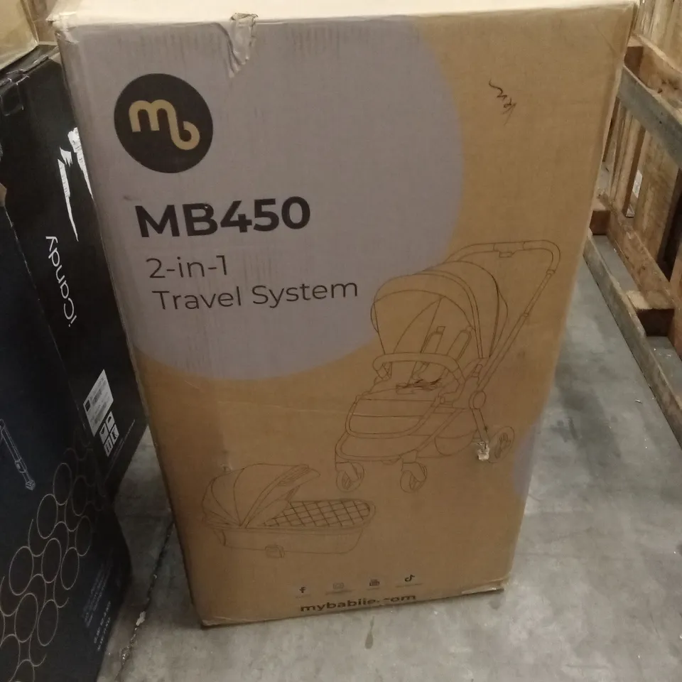 BOXED MYBABIIE MB450 TRAVEL SYSTEM 