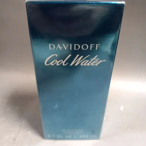 SEALED BOXED DAVIDOFF COOL WATER EAU DE TOILETTE SPRAY 200ML 