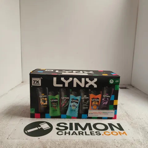 LYNX BODY WASH GIFT SET β 7-PACK, 225ML EACH