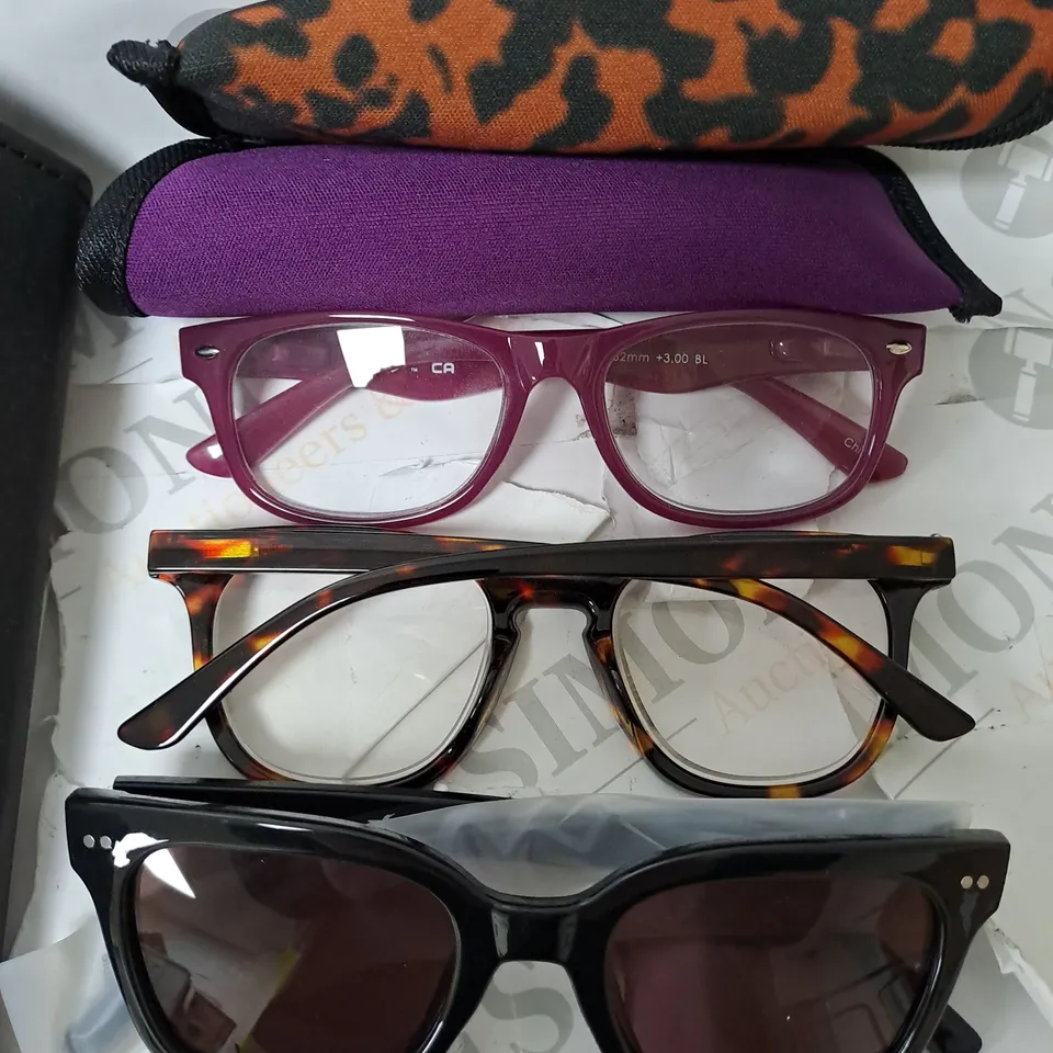 HUMMINGBIRD SUNGLASSE AND READING GLASSES