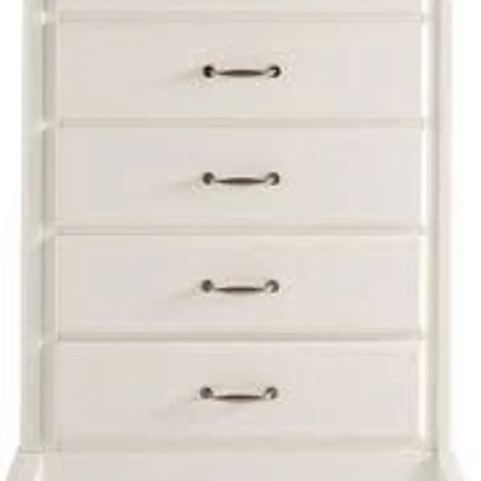 BOXED OLIVIA 5-DRAWER CHEST IN WHITE