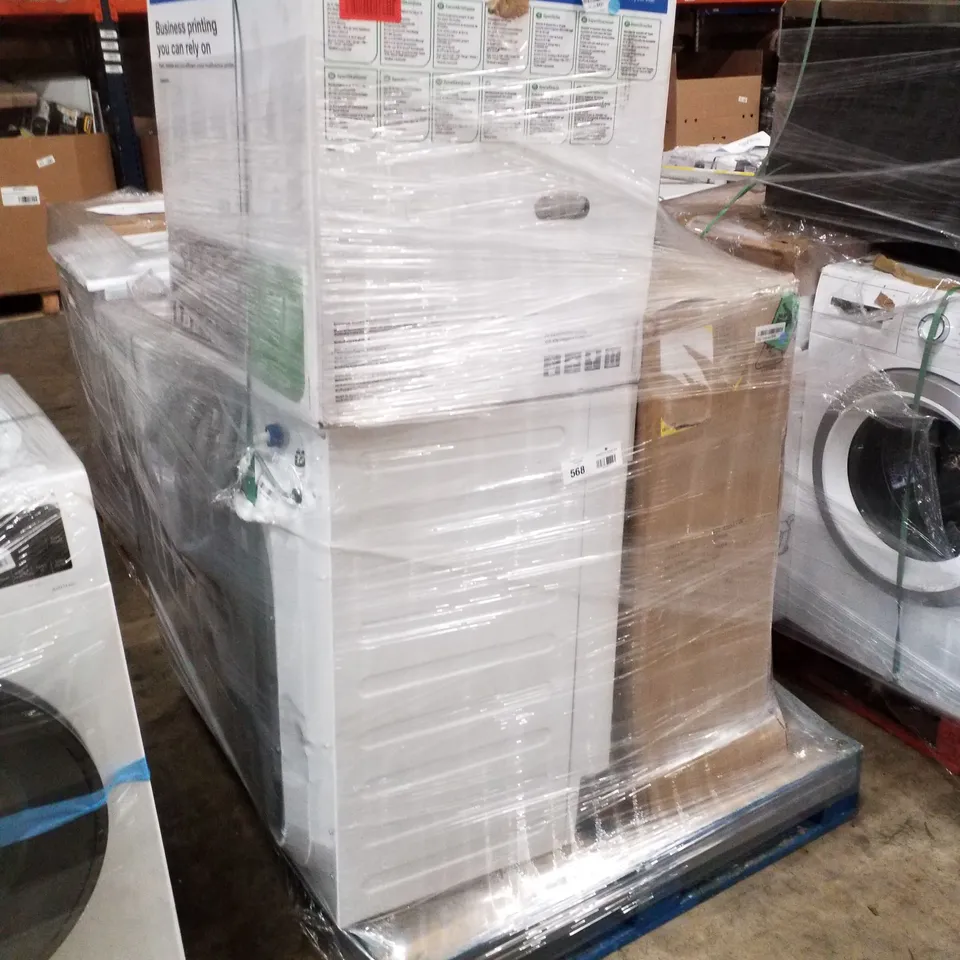 PALLET OF APPROXIMATELY 4 UNPROCESSED RAW RETURN HOUSEHOLD AND ELECTRICAL GOODS TO INCLUDE;