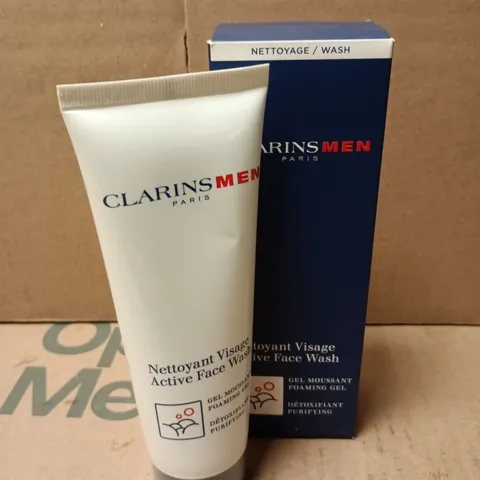 CLARINS MEN PARIS ACTIVE FACE WASH - 125ML