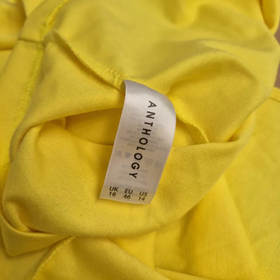 ANTHOLOGY WOMEN'S YELLOW GARMENT – UK 18 (EU 46 / US 14)