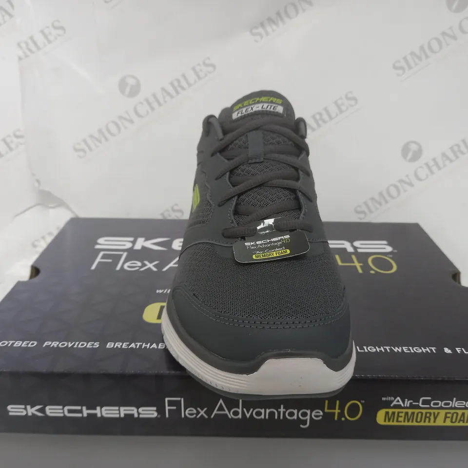 SKETCHERS MENS FLEX TRAINER GREY SIZE 10UK (MENS)