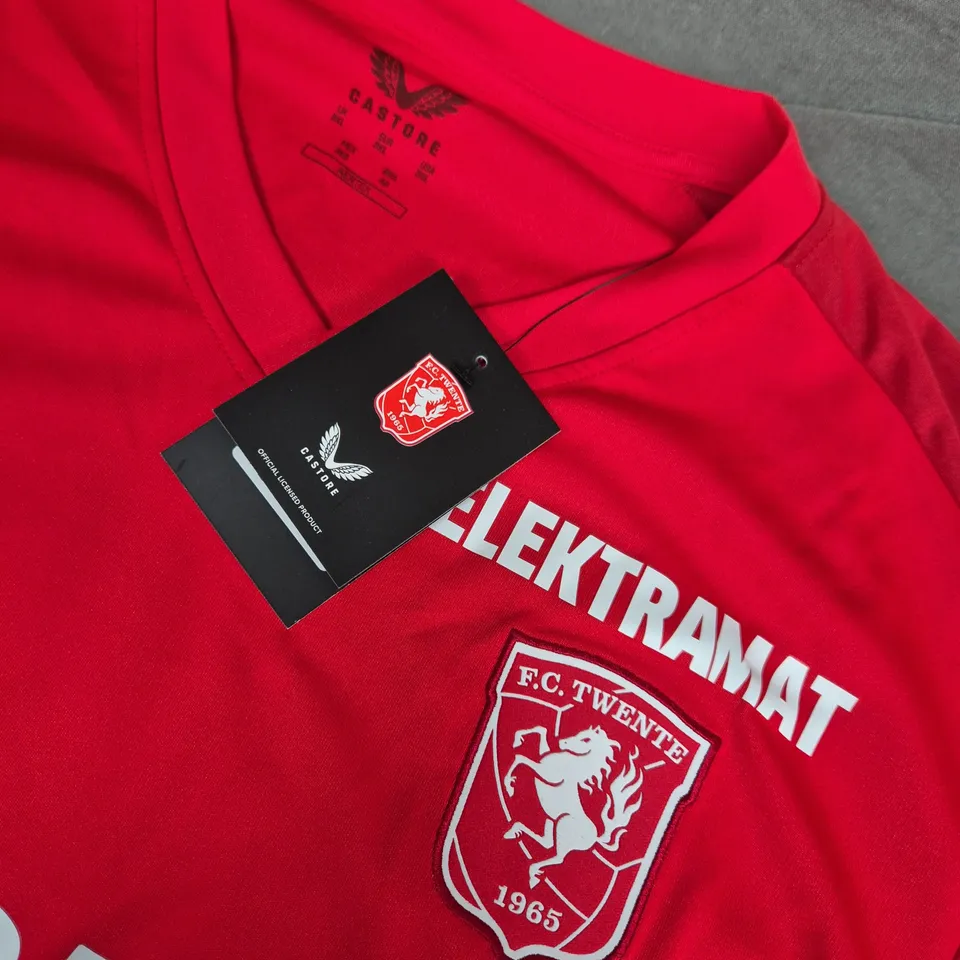FC TWENTE HOME FOOTBALL SHIRT 2024/25 – MENS 3XL (CASTORE) RED