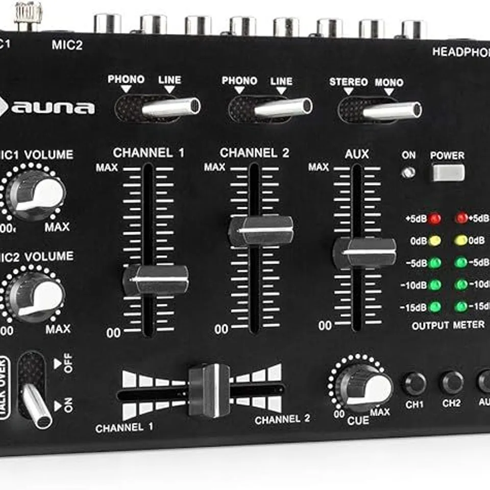 BOXED AUNA TMX-2211 MKII DJ MIXER