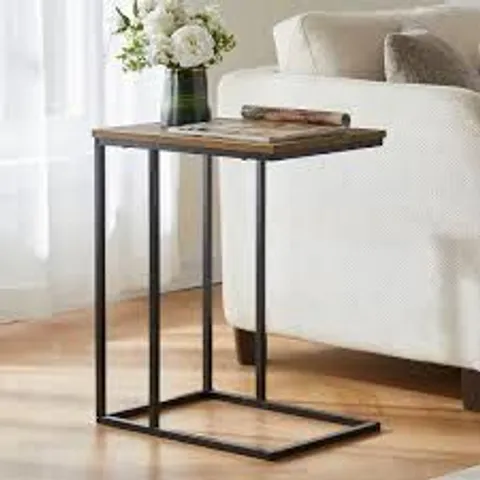 BOXED VIDA LASSIC BROOKLYN SIDE TABLE - DARK WOOD