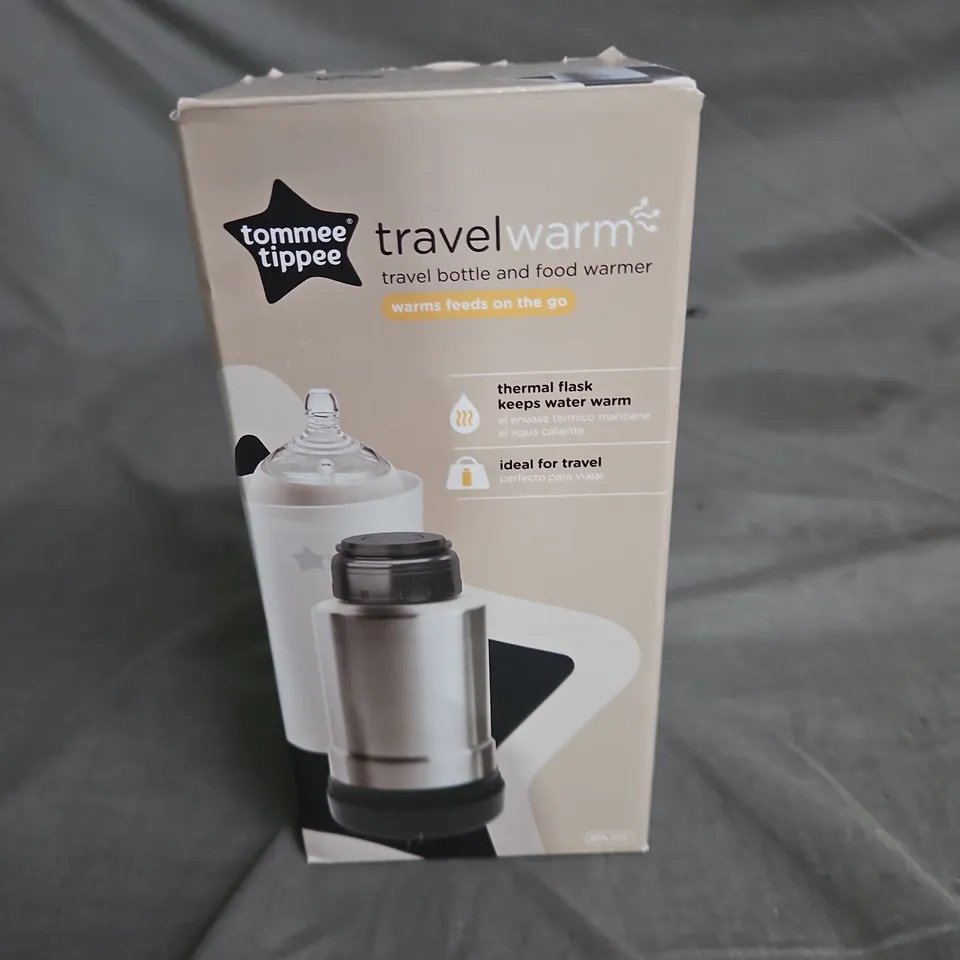 TOMMEE TIPPEE TRAVEL WARMER – BOTTLE & FOOD WARMER (BOXED)