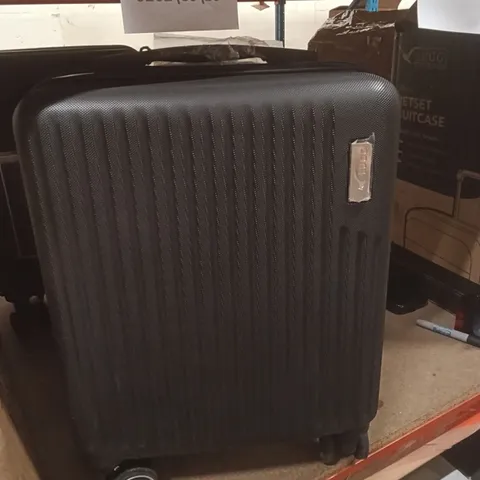 UNBOXED KEPLIN LUGG SMALL SIZE TRAVEL SUITCASE WITH WHEELS BLACK COLOUR 