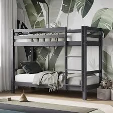 BOXED FLAIR CALLISTO SHORTY BUNK BED - GREY (2 BOXES)