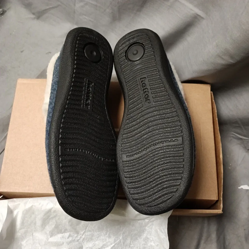 SNUG II WIDE SLIPPERS – FRENCH NAVY, UK 6