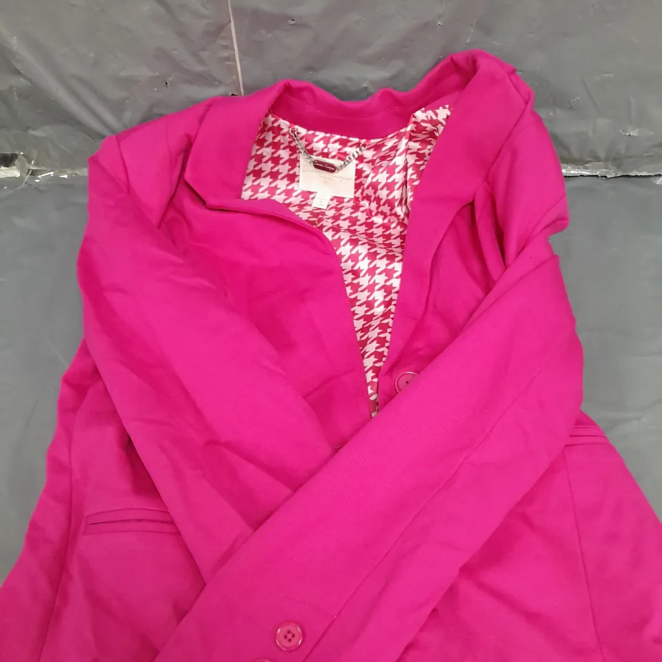 DANNII MINOGUE PETITES PINK BLAZER - 6