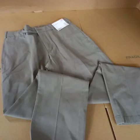 UNI QLO SMART ANKLE TROUSERS IN BEIGE - 32