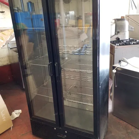 BLIZZARD BAR20 UPRIGHT DOUBLE DOOR DISPLAY FRIDGE