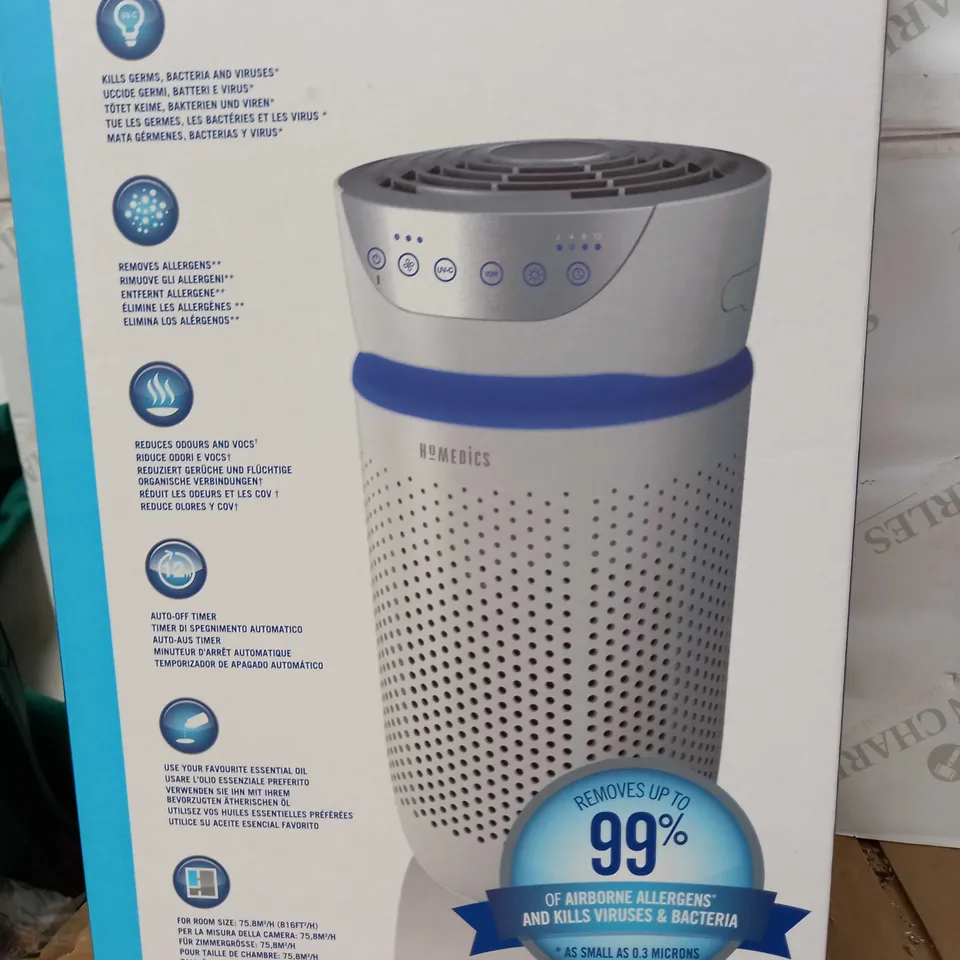 BOXED HOMEDICS TOTAL CLEAN 5-IN-1 AIR4 PURIFIER