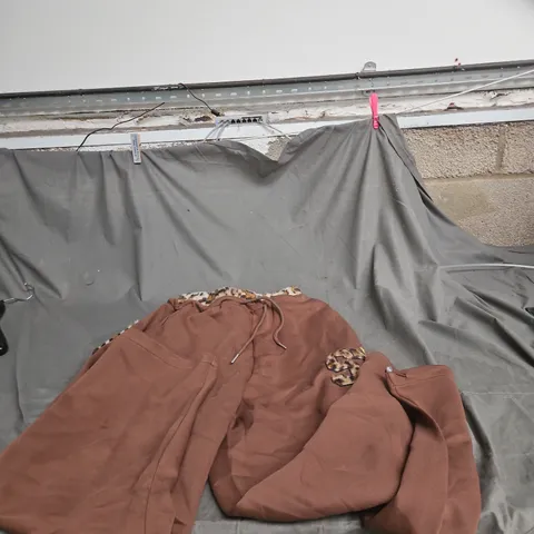 SUPOERMADE FUR TRIMMED LEGGINGS - SIZE S