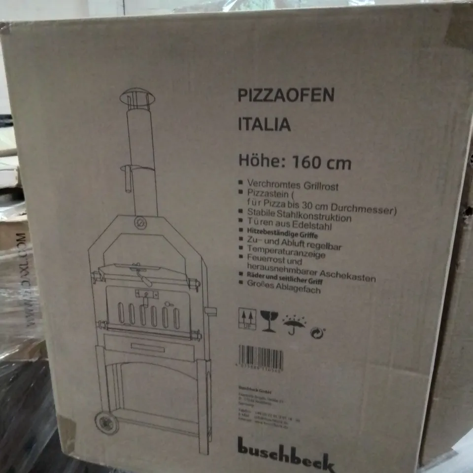 PALLET CONTAINING APPROXIMATELY 6 BOXED BUSCHBECK ITALIAN PIZZA OVENS 