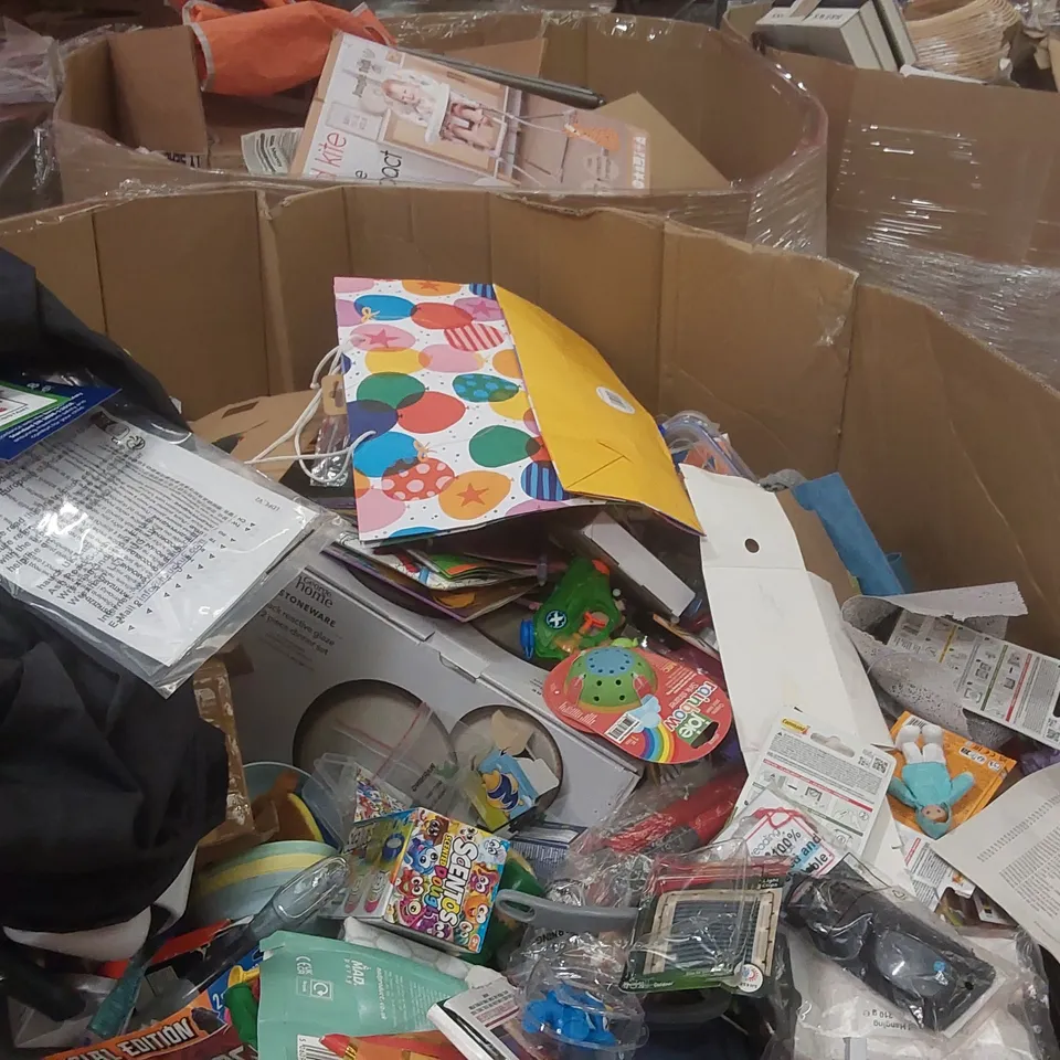 PALLET CONTAINING A VERY LARGE QUANTITY OF ASSORTED ITEMS INCLUDING: PRAM, VARIOUS CHILDREN'S TOYS ECT