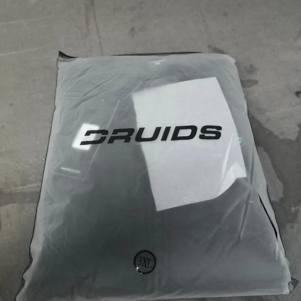 DRUIDS TECH JACKET – BLACK – UK 3XL