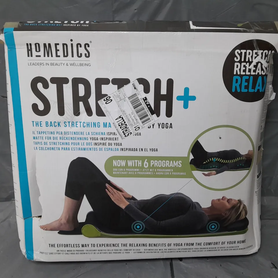 BOXED HOMEDICS STRETCH + THE BACK STRETCHING YOGA MAT INSPIRED BY YOGA