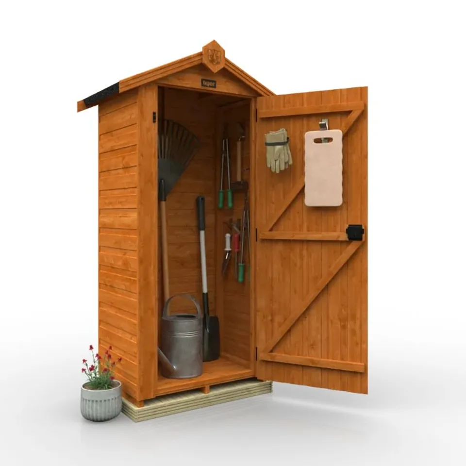 BOXED 3FT × 2FT D TONGUE AND GROOVE APEX WOODEN SHED
