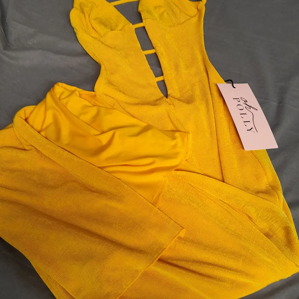 OH POLLY MAXI DRESS IN BUTTERCUP - XS