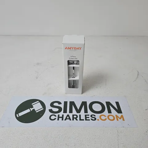 BOXED ANYDAY 6PC CUTLERY SET