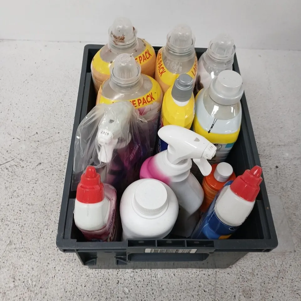 APPROXIMATELY 12 ASSORTED ITEMS INCLUDING COMFORT PERFUME CREATIONS, RESIN, ACTIVE FRESH ETC. 