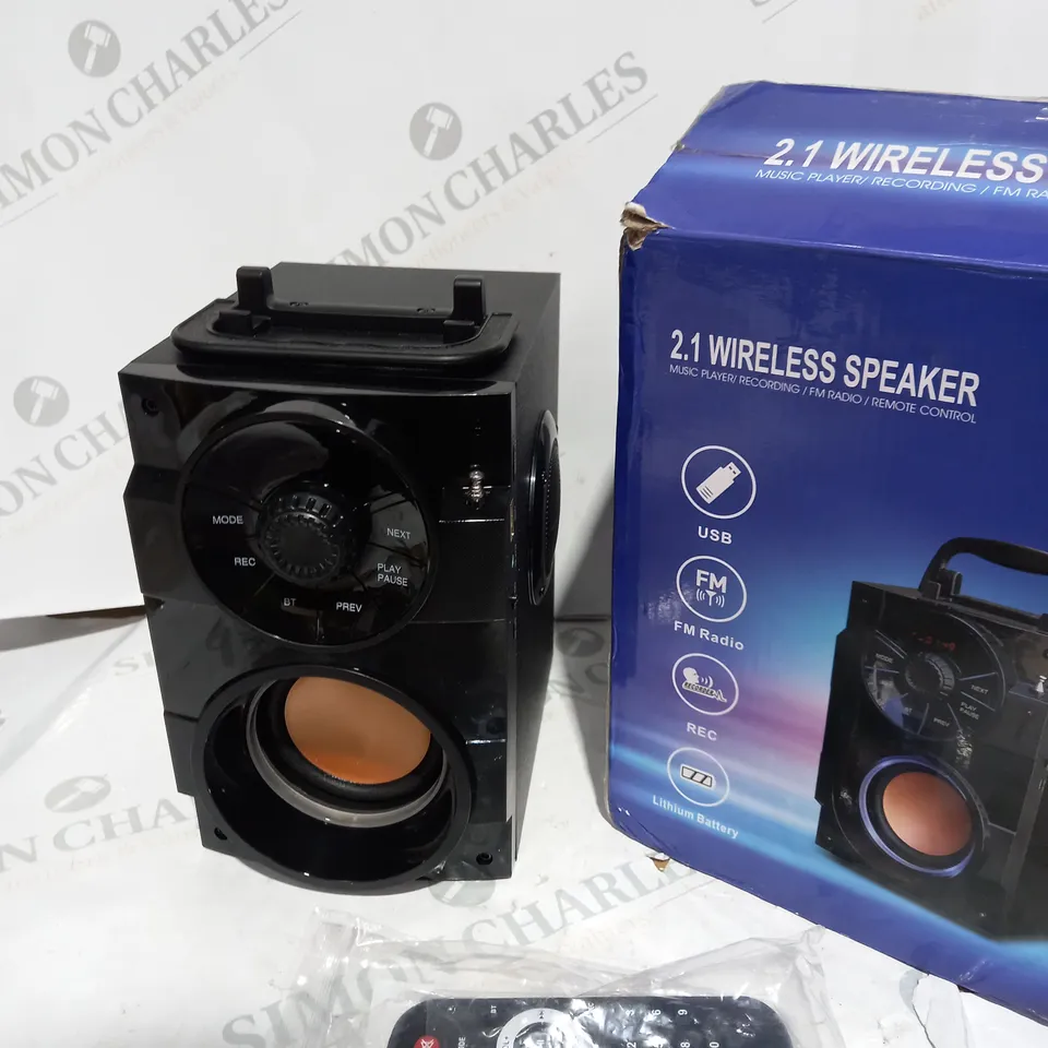 2.1 WIRELESS SPEAKER MODEL S37