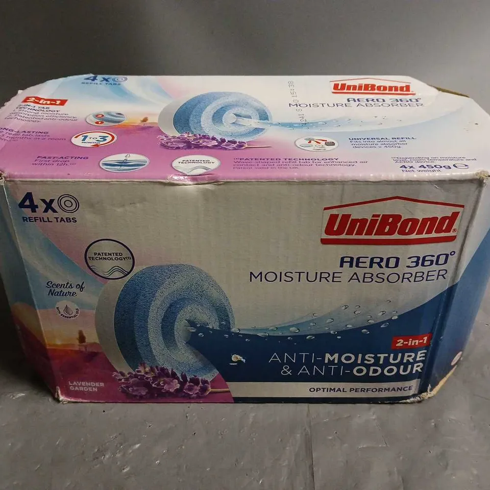 BOXED AND SEALED UNIBOND AERO 360 MOISTURE ABSORBER