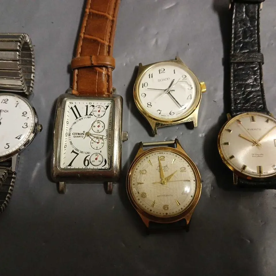 LOT OF 5 ASSORTED WATCHES TO INCLUDE SAXON, SEKONDA AND CITIZEN