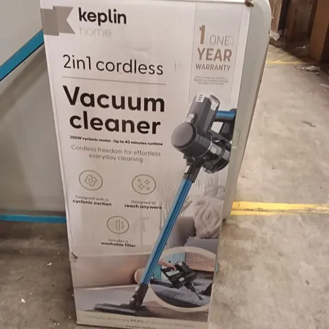 BOXED KEPLIN HOME 2 IN 1 CORDLESS VACUUM CLEANER