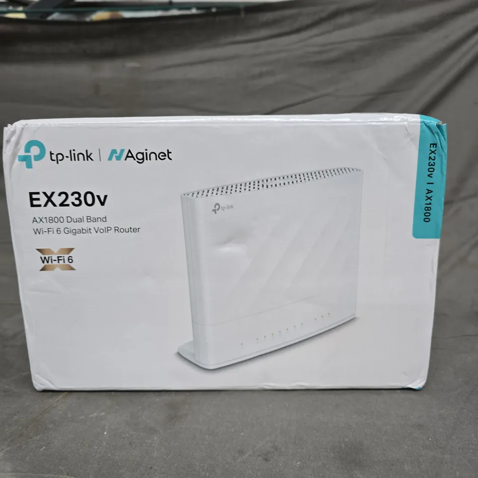 TP-LINK EX230V AX1800 DUAL BAND WI-FI 6 VOIP ROUTER – BOXED