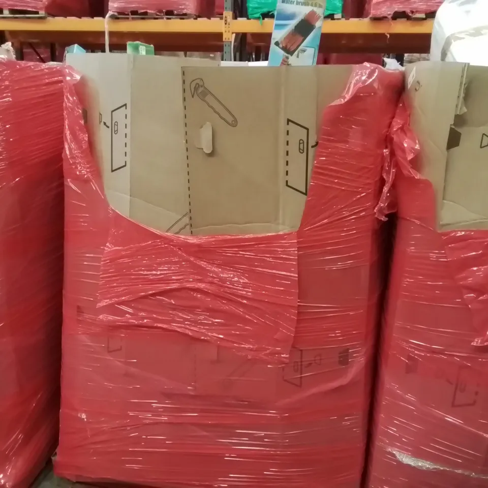 PALLET CONTAINING ASSORTED PRODUCTS INCLUDING: PHILIPS 27" LCD MONITOR, OFFICE CHAIR, AIR FRYER, EXTENDABLE WATER BRUSH, AIR COOLER, PET GROOMING KIT, AIR COOLER ECT