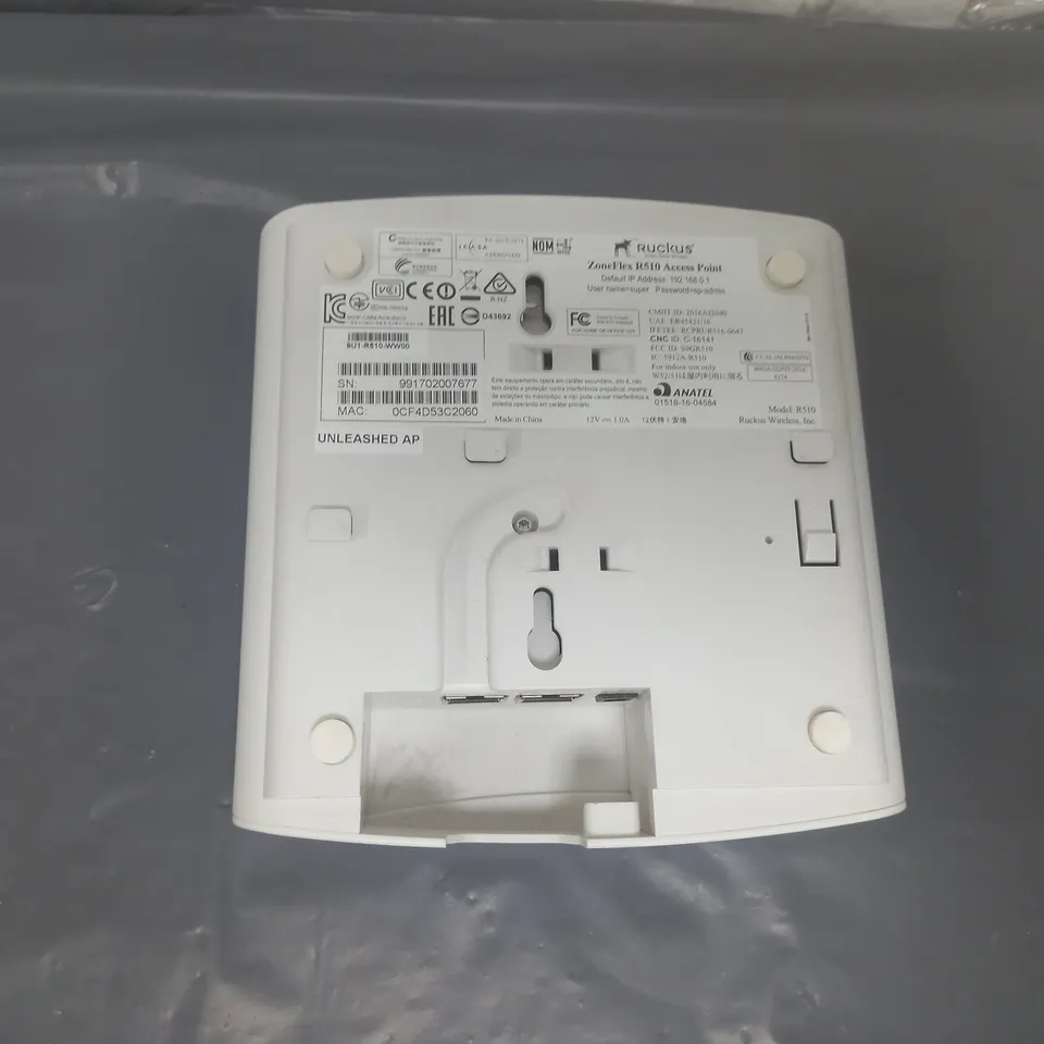 RUCKUS ZONEFLEX R510 ACCESS POINT