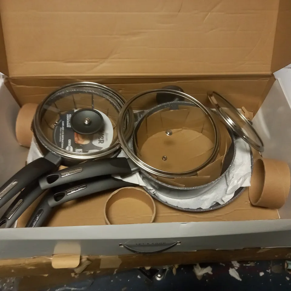 TOWER FRYING PAN AND SAUCEPAN SET