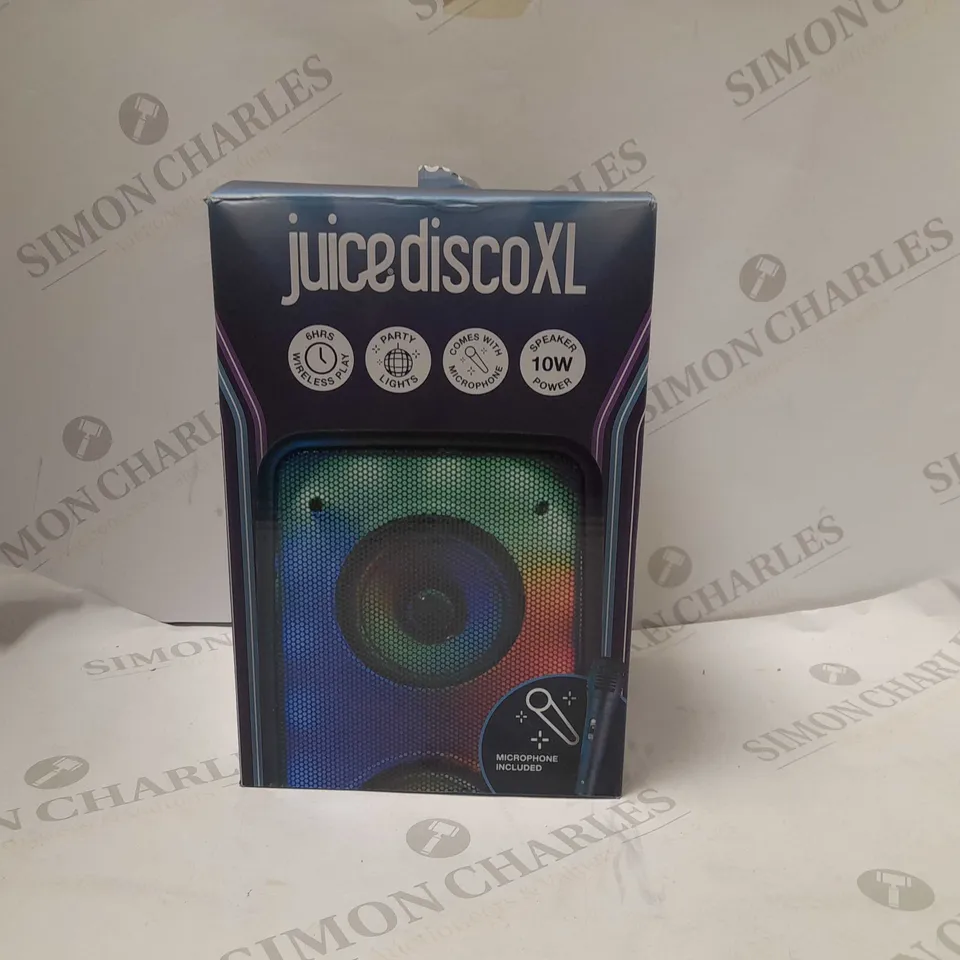 JUICE DISCO-XL KARAOKE SET WITH MICROPHONE