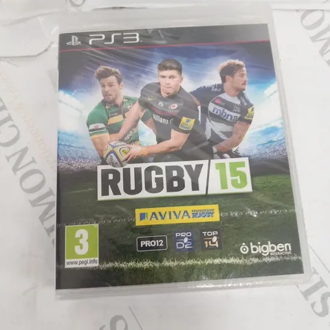 THREE PS3 RUGBY 15