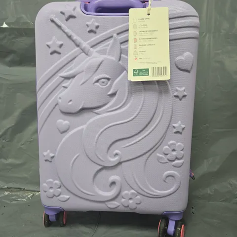 IT KID'S UNICORN SUITCASE IN PURPLE/PINK