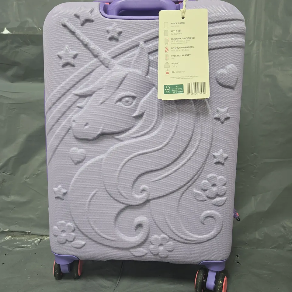 IT KID'S UNICORN SUITCASE IN PURPLE/PINK