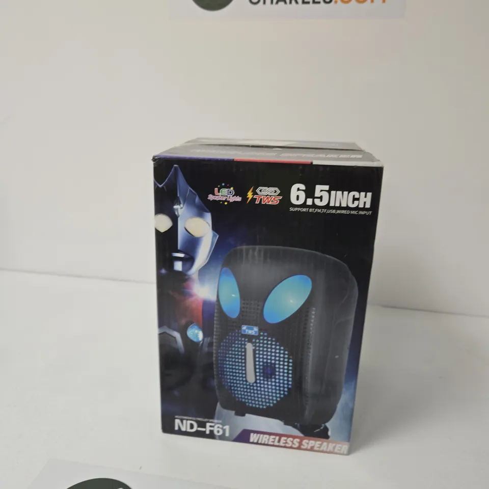 ND-F61 WIRELESS SPEAKER – 6.5 INCH LED