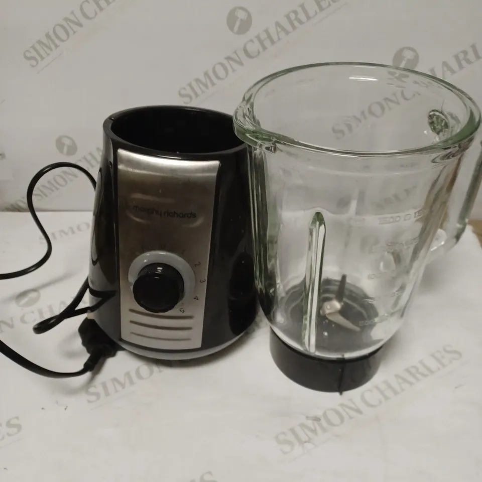 MORPHY RICHARDS TOTAL CONTROL GLASS TABLE BLENDER