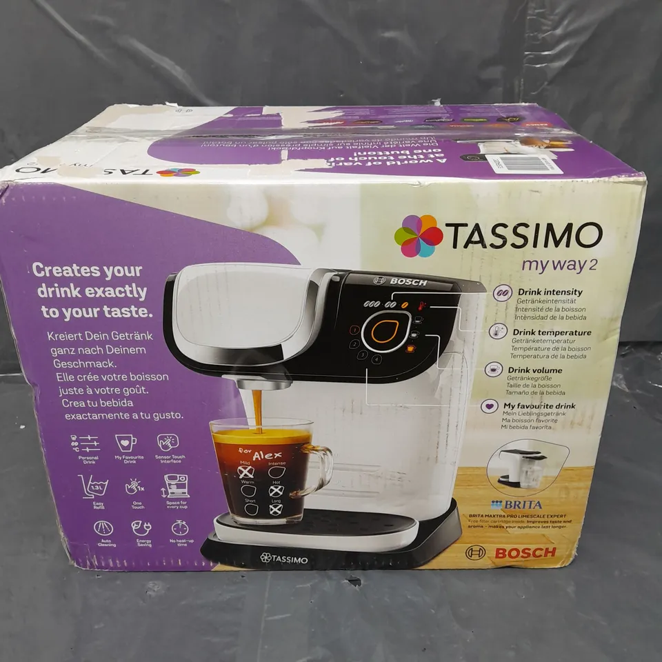 BOXED TASSIMO MY WAY 2 COFFEE MACHINE