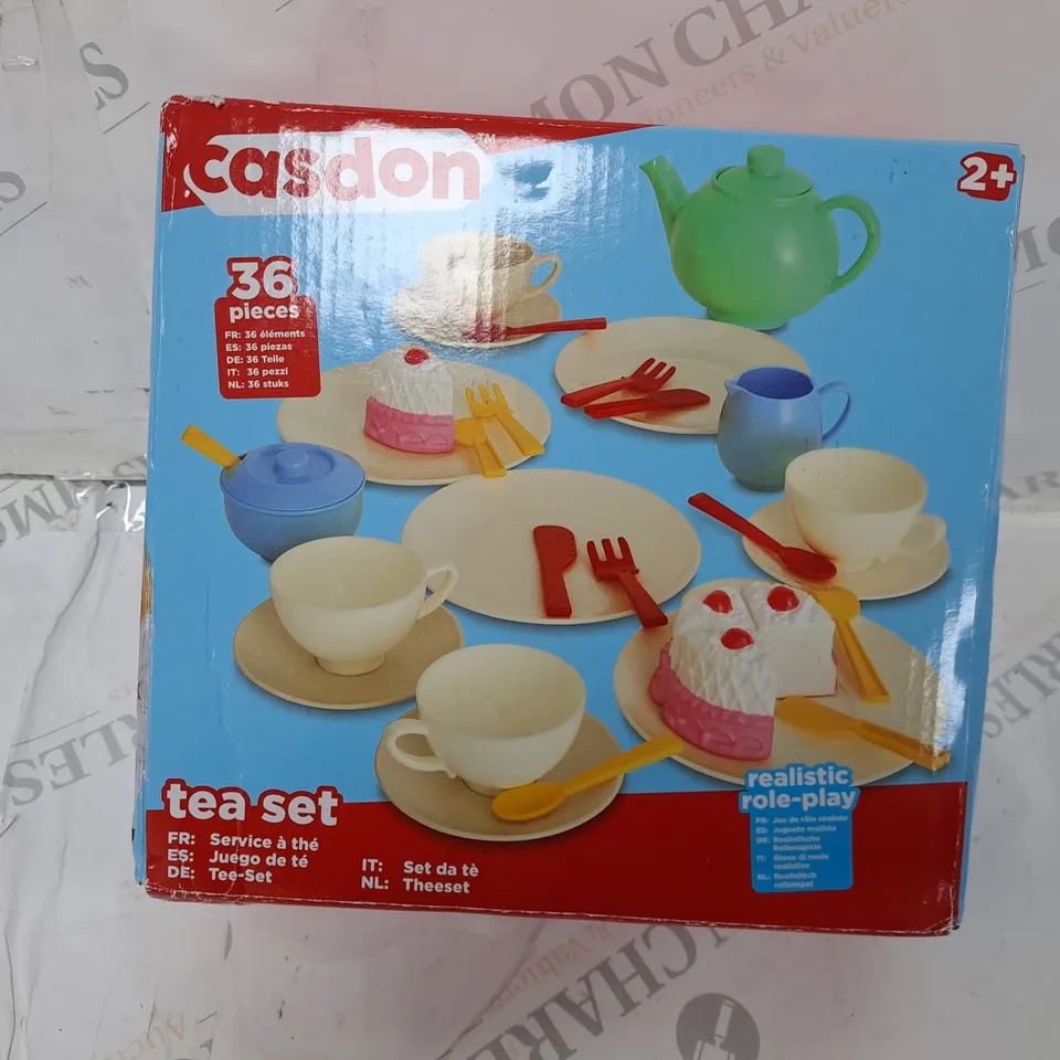 BOXED AND SEALED CASDON TEA SET RRP £9.99