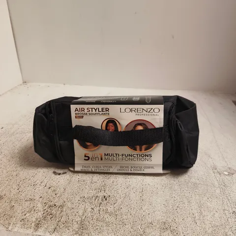 LORENZO AIR STYLER 5-IN-1 HAIR STYLER – BLACK CARRY POUCH