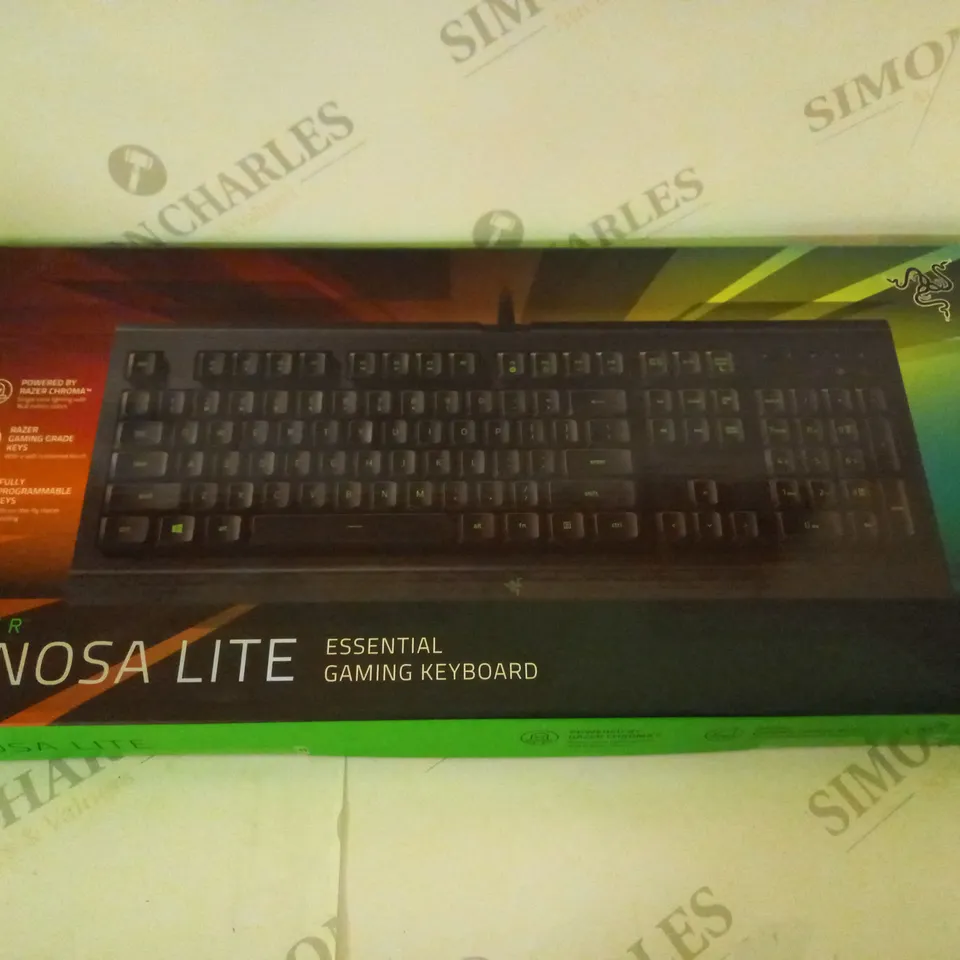 BRAND NEW BOXED RAZER CYNOSA LITE ESSENTIAL GAMING KEYBOARD 