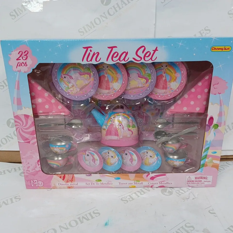 CHAMPION TIN TEA SET